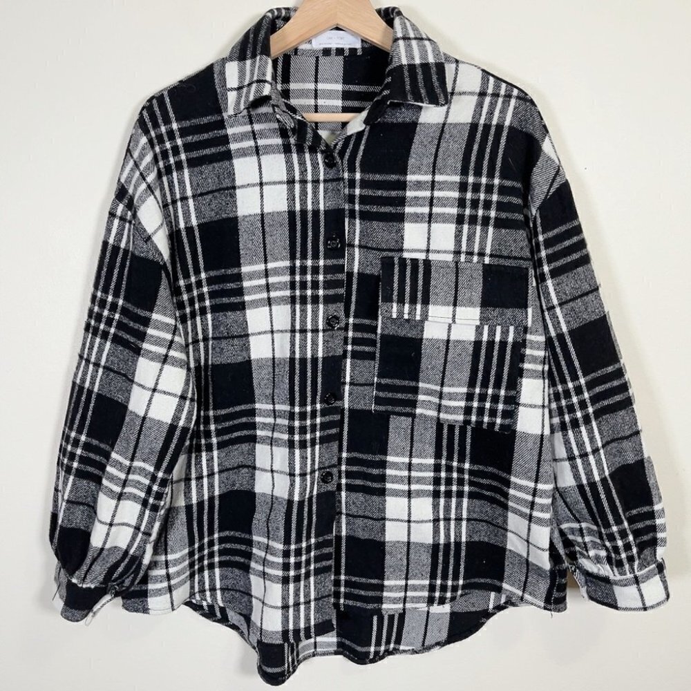OAK + FORT PLAID SHACKET
